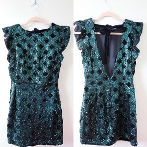 Sequined Cocktail Dress